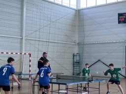 Rok szkolny 2025-2026 - 087 - Awans do Finaêu Wojewodzkiego Igrzysk Dzieci w Tenisie Stolowym chêopcow
